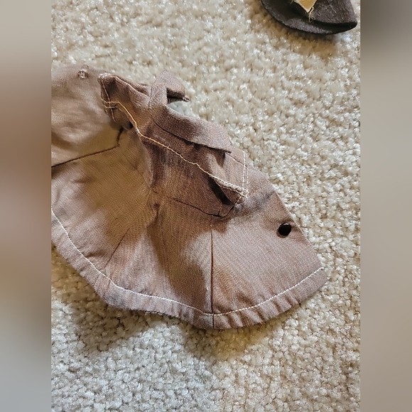 RARE Antique TERRI LEE Co 11-956 Official BROWNIE SCOUT Green doll Girl OUTFIT - Picture 7 of 11